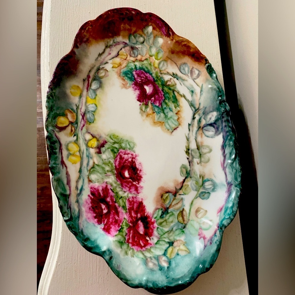 Antique Tressemanes & Vogt Serving Platter